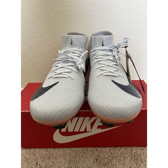 Nike Mercurial Superfly X 10 Elite FG Flyknit Soccer Cleat Men 12.5 HF9395-900 main image 4